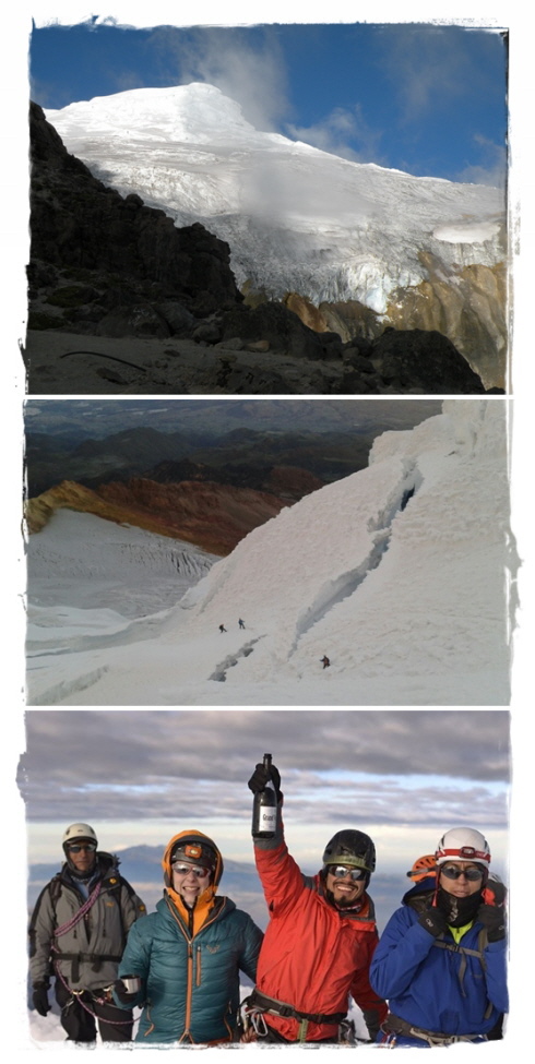 ascent to Cayambe (5.790 m - 15,420 ft)