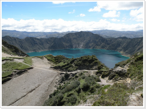 Quilotoa Krater See