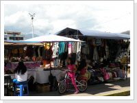 handicraft market in Otavalo