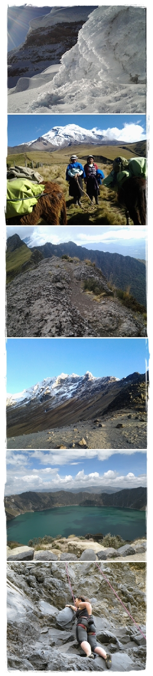 steadily up, from Quito to Chimborazo (6.263 m / 20.549 ft)