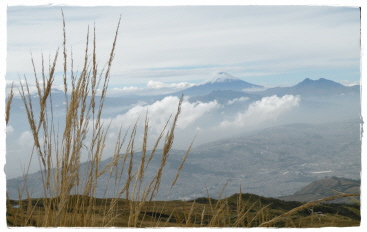 Cotopaxi & Quito visto desde Rucu Pichincha